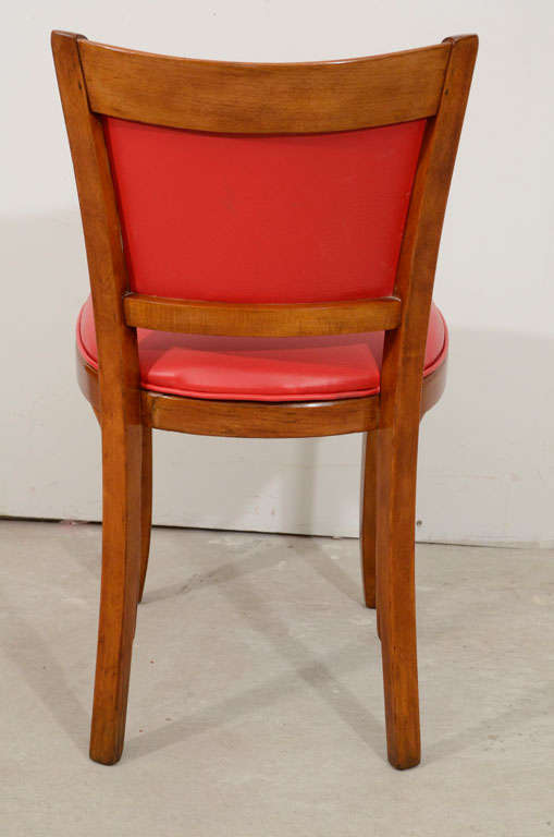 A Set of  Six  Art  Deco  Cafe  Chairs For Sale 1