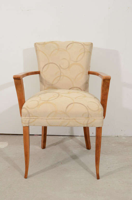 French A Set of Six Bridge Chairs For Sale