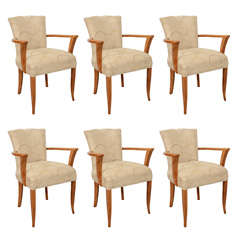 A Set of Six Bridge Chairs