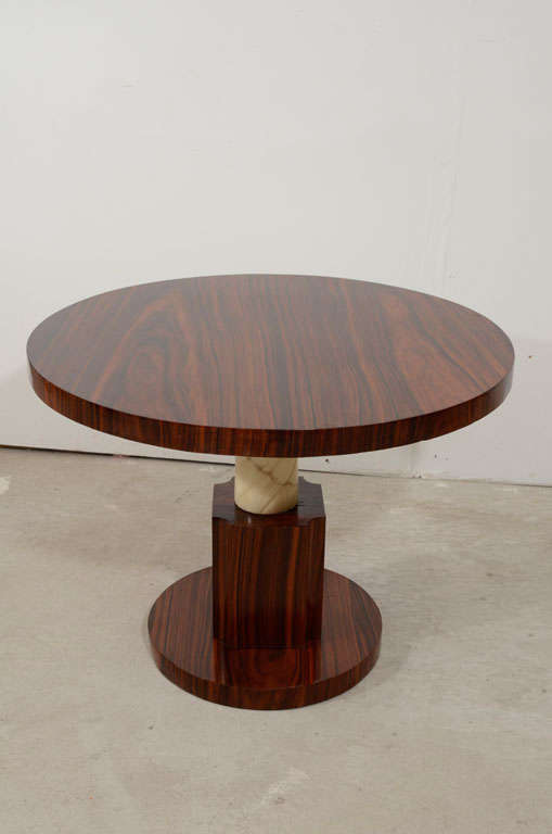 A Unique Pair of French Art Deco Side Tables