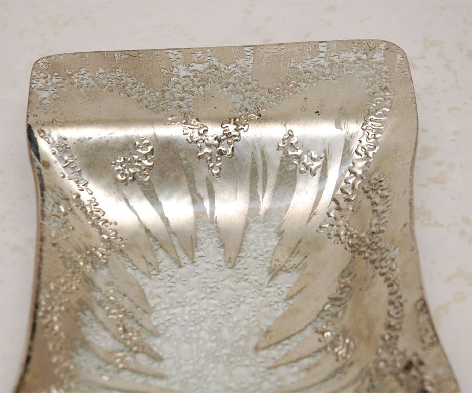 American Dorothy Thorpe  Sterling Silver  On Crystal Tray