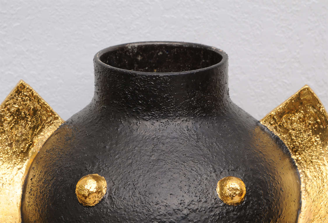 Giant-Sized Italian Ceramic Lidded Amphora 2