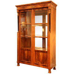 19th c French Empire viewing Vitrine