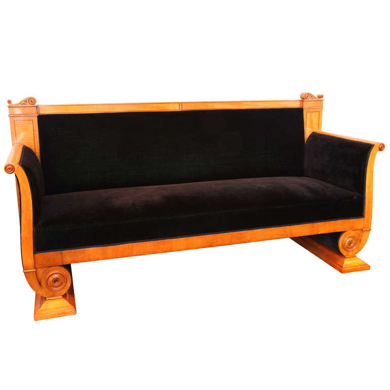 19th Century German Biedermeier sofa