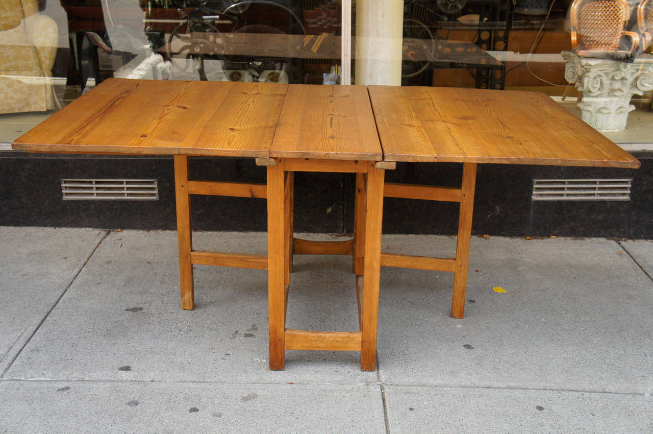 19th Century Swedish Pine Gateleg Table at 1stDibs