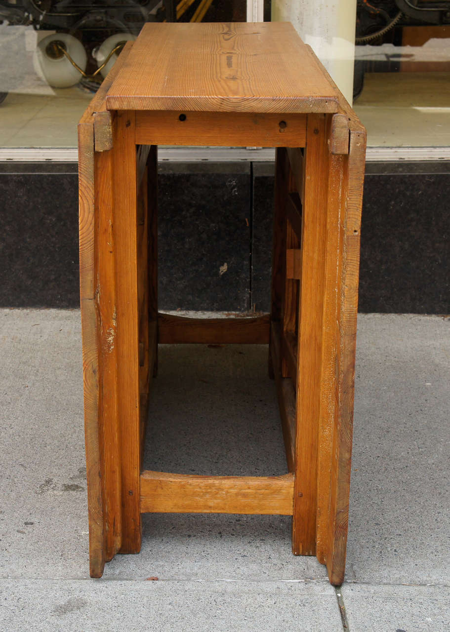 19th Century Swedish Pine Gateleg Table at 1stDibs