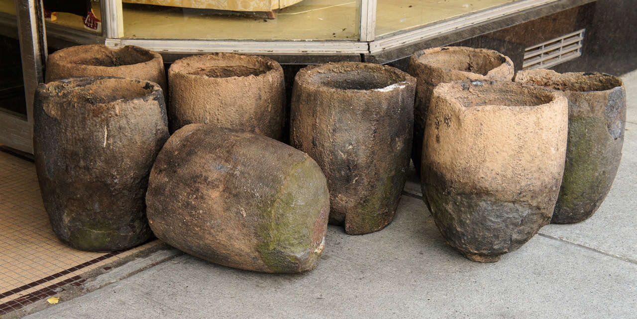 Eight Antique Graphite Crucibles at 1stDibs