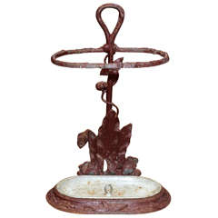 Painted Iron Umbrella Stand