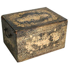Antique Chinoisserie Tea Case