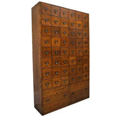 1900's  Multi Drawer Industrial Cabinet
