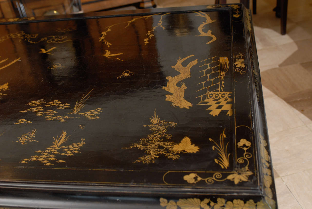 19th Century French Chinoiserie Dining Table 1