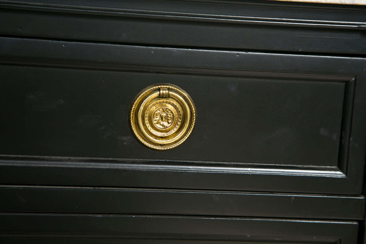 black dresser marble top