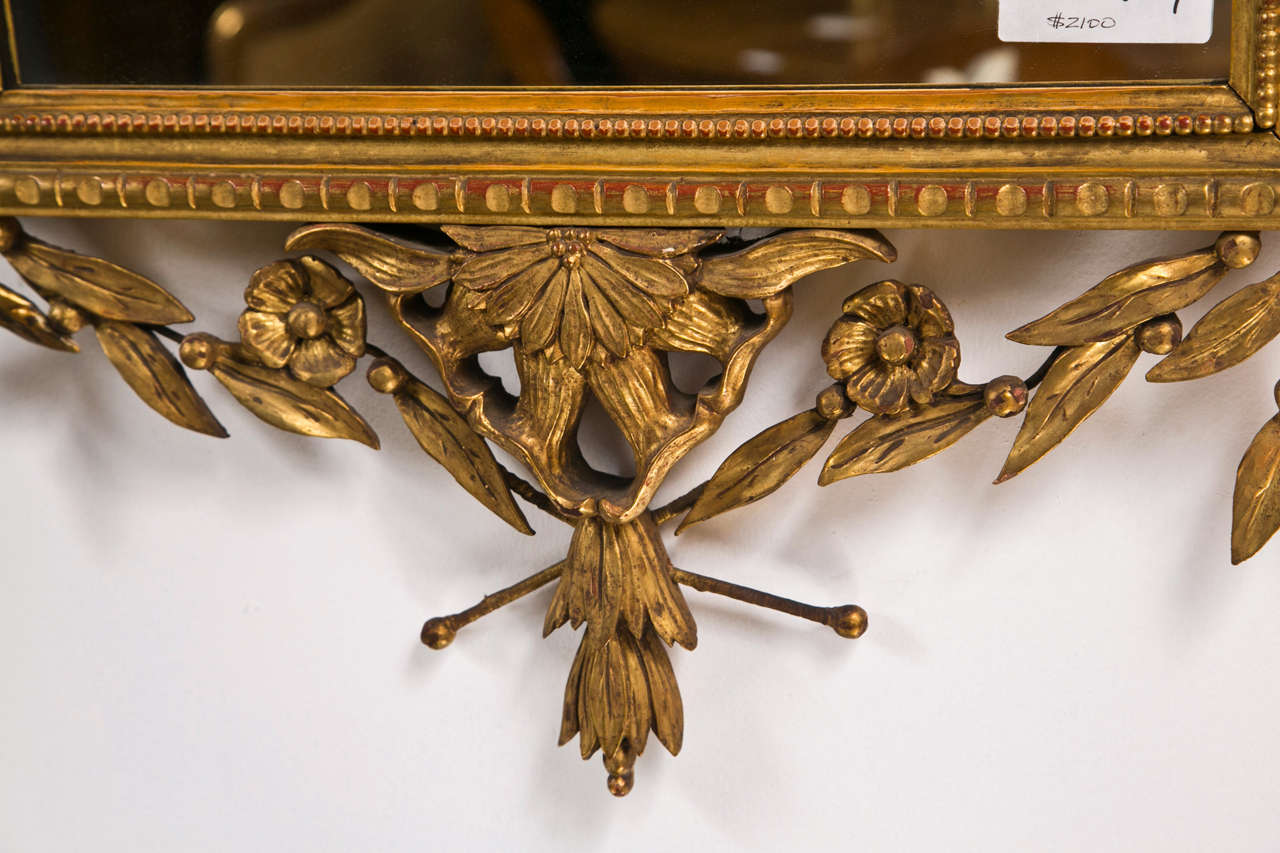 Mid-20th Century Italian Giltwood Mirror