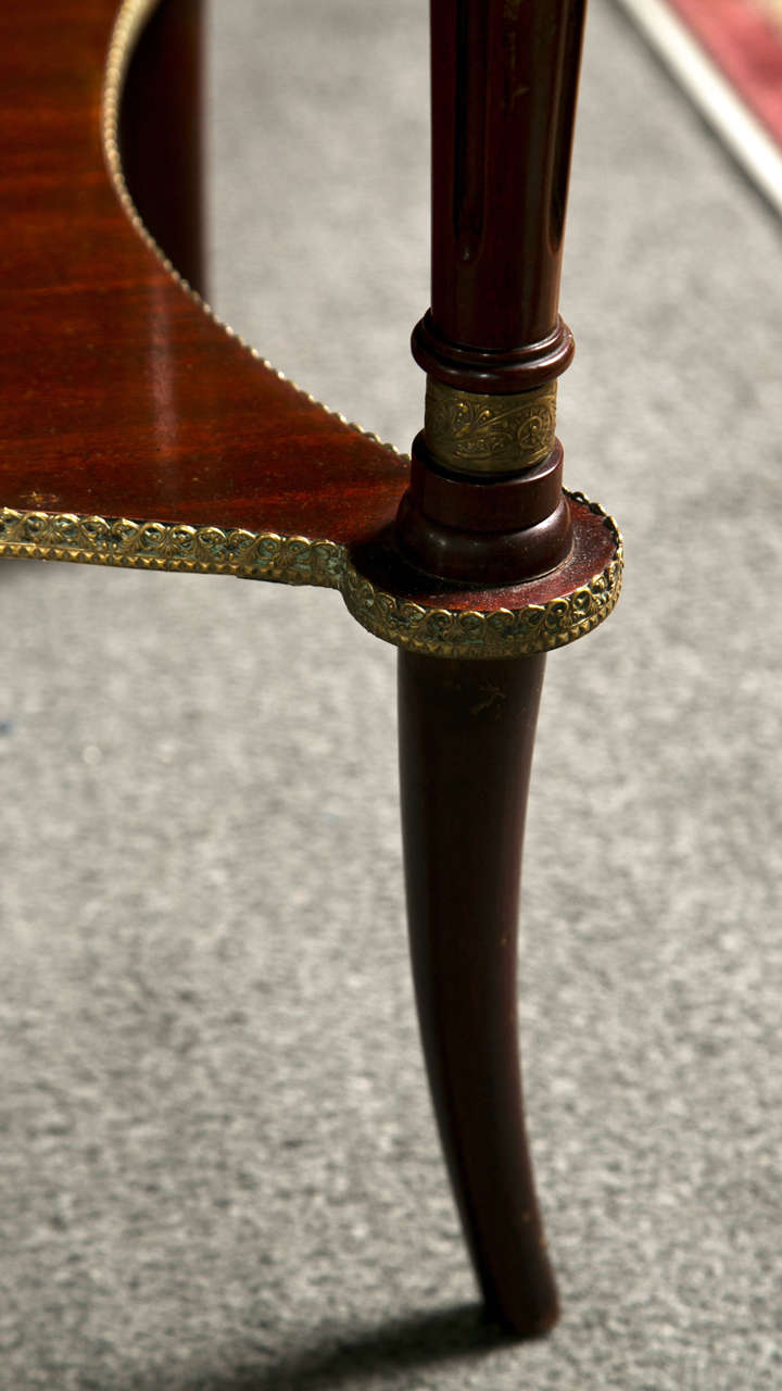 Mid-20th Century French Octagonal Rosewood End Table