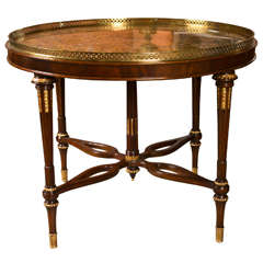 Maitland Smith Large Marble Top Centre Table