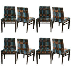 Set of 8 Ed Wormley for Dunbar Dining Chairs