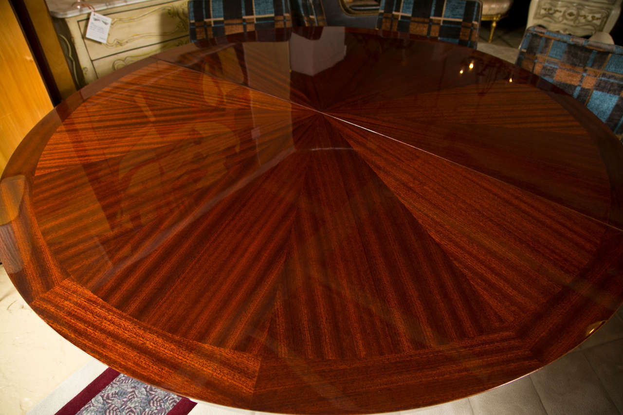 American Art Deco Style Rosewood Dining Table