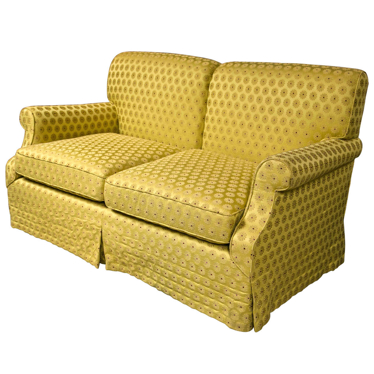 English Provicial Loveseat Sofa