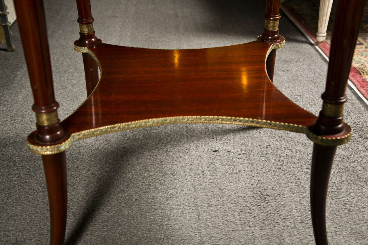French Octagonal Rosewood End Table at 1stDibs