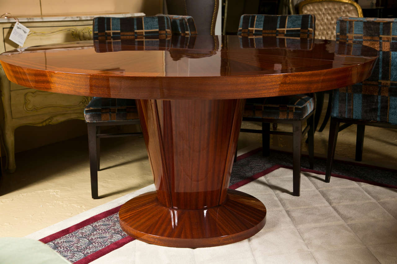 Art Deco Style Rosewood Dining Table at 1stDibs