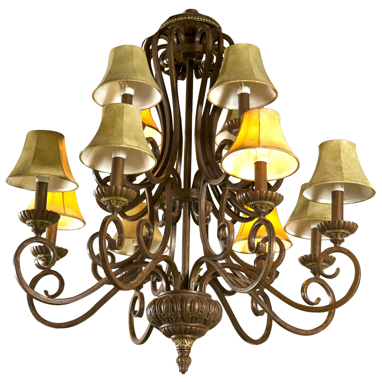 Fantastic TwelveLight Caribou Antler Chandelier at 1stDibs