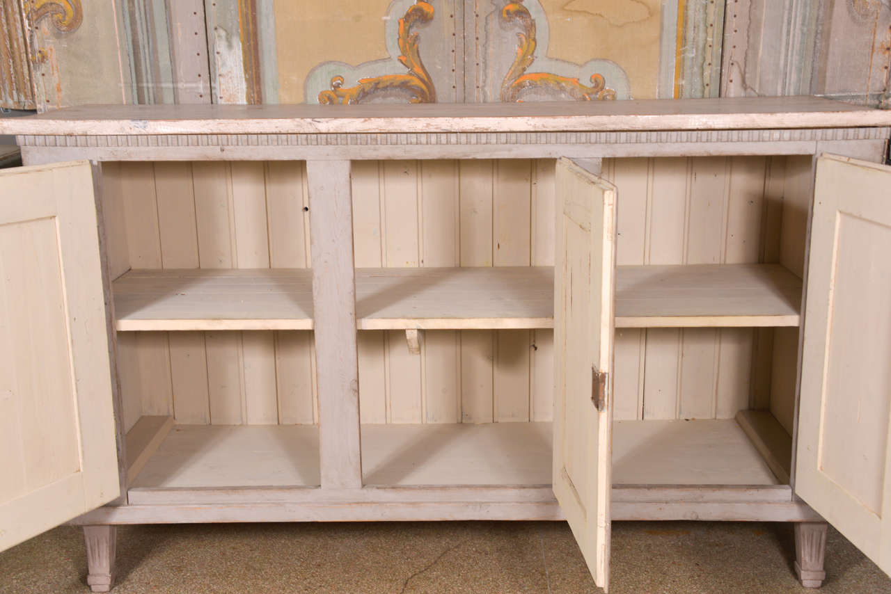 19th Century Swedish Gustavian Painted Cabinet or Buffet