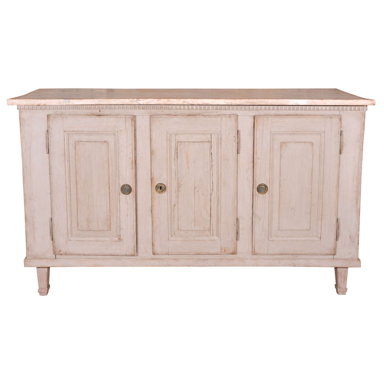 Swedish Gustavian Painted Cabinet or Buffet