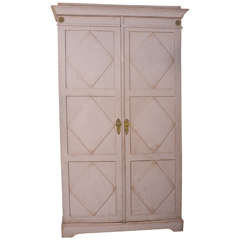 Swedish Directoire Painted Cabinet
