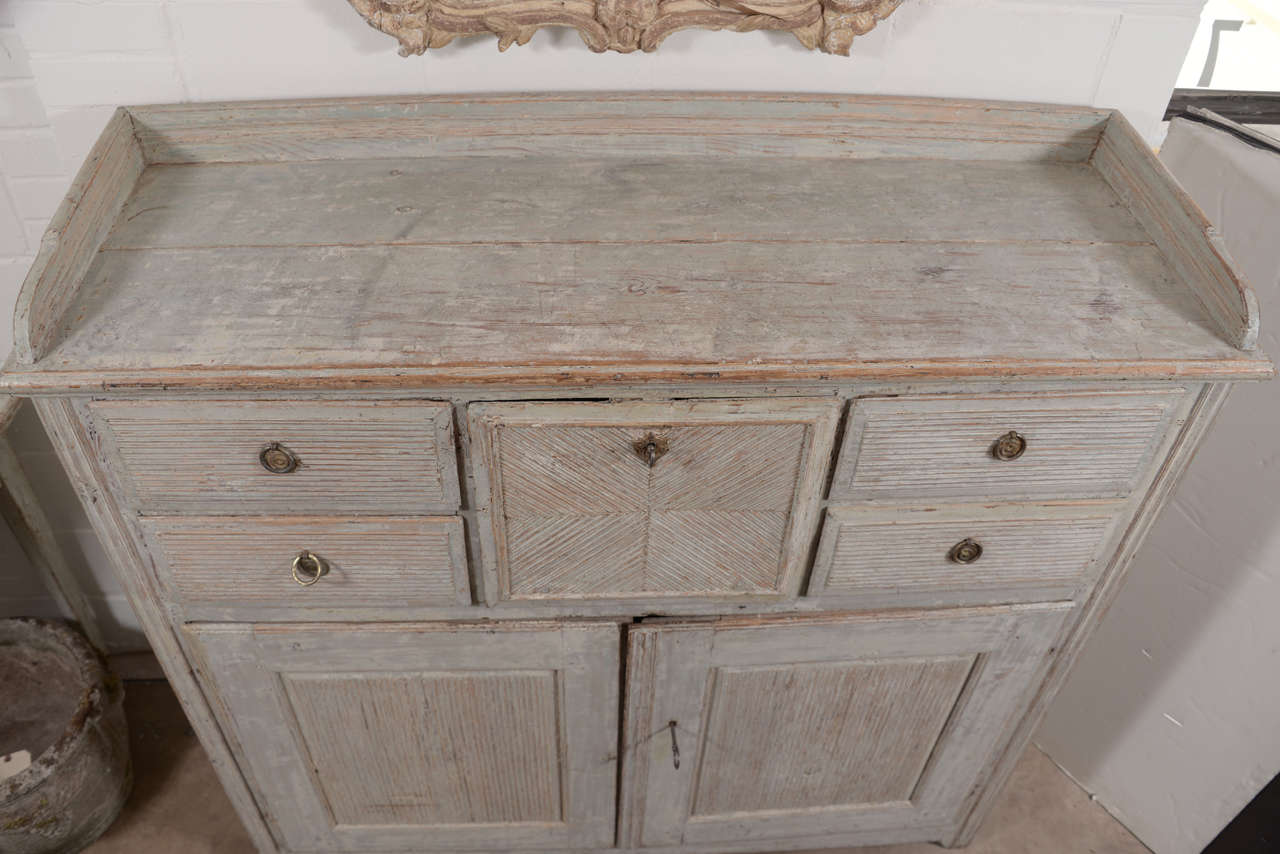 Early 19th Century Painted Pine Dresser 5