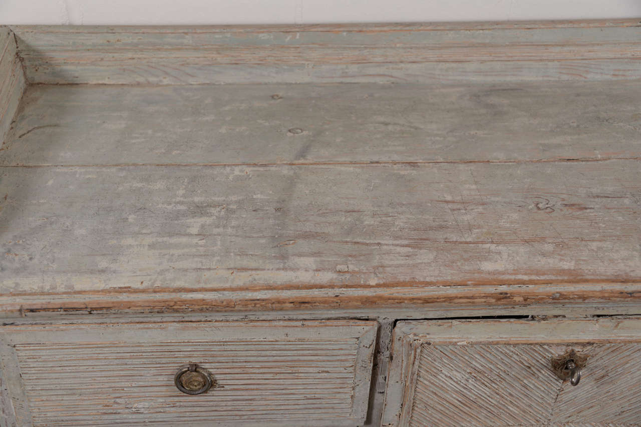 Early 19th Century Painted Pine Dresser 6