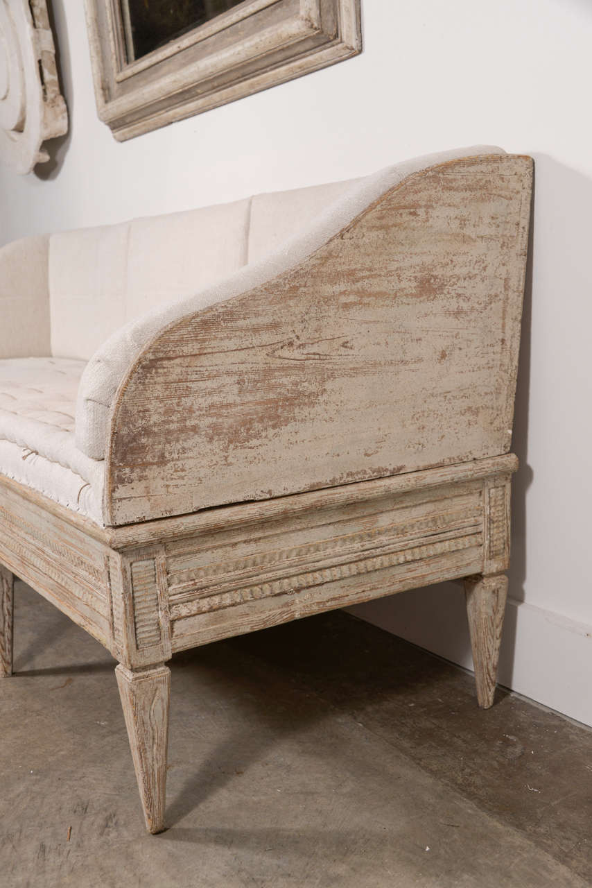 Early 19th Century Swedish Painted Bench 4