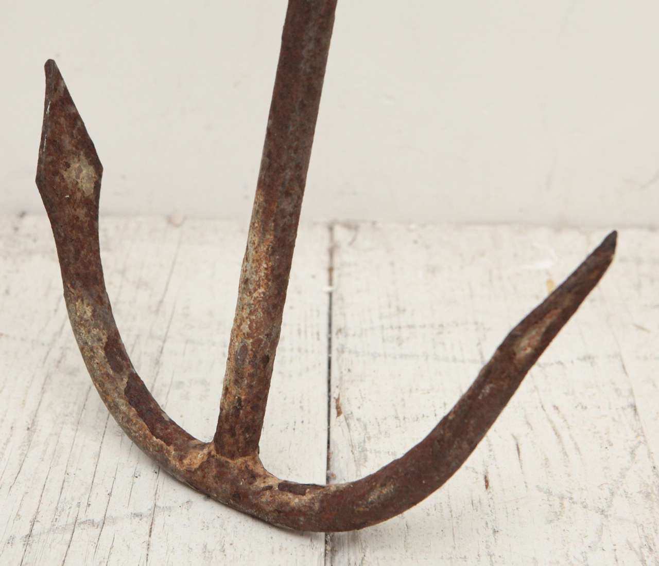 Unknown Large Rusted Ship's Anchor