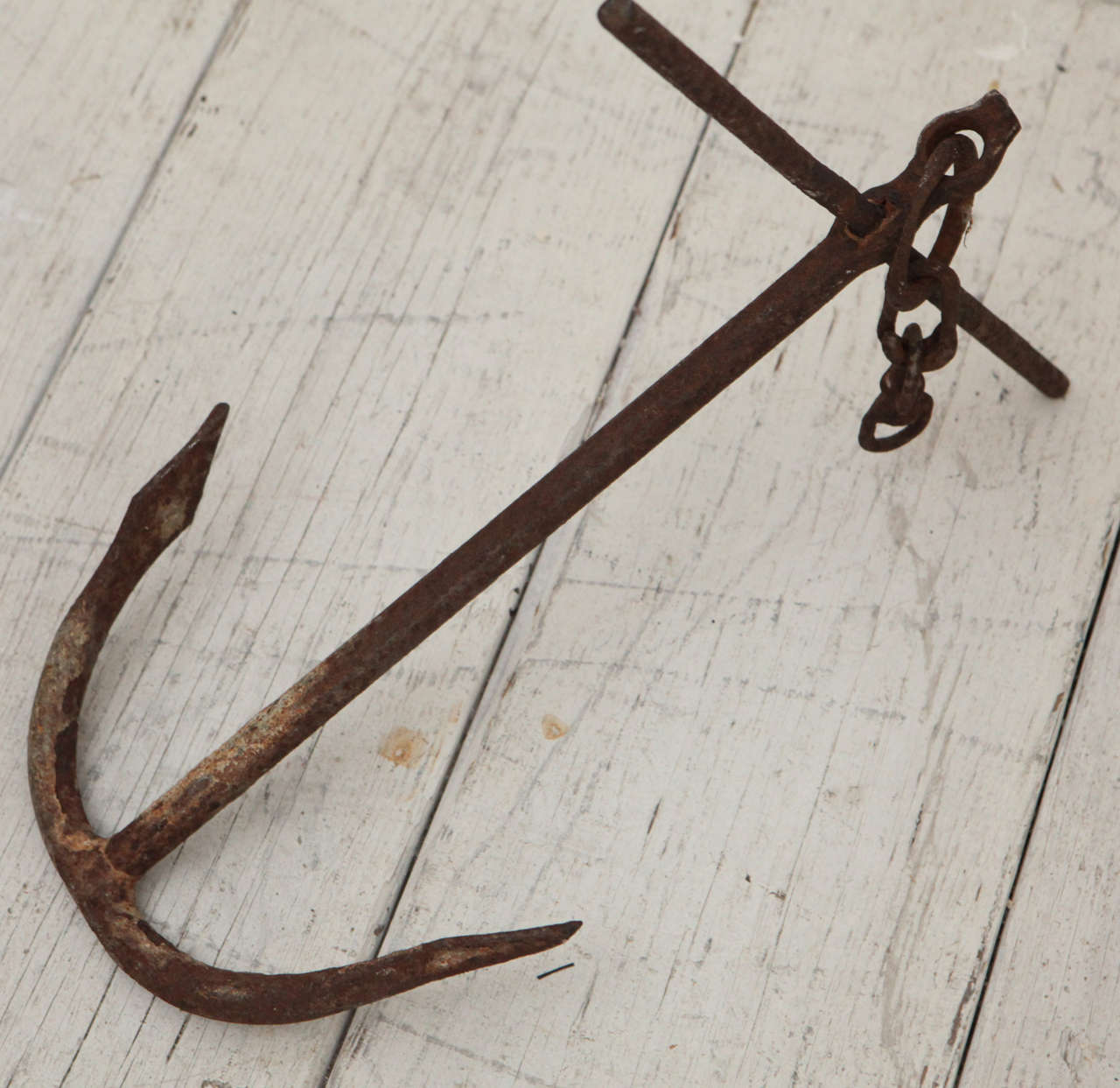 Large Rusted Ship's Anchor 1