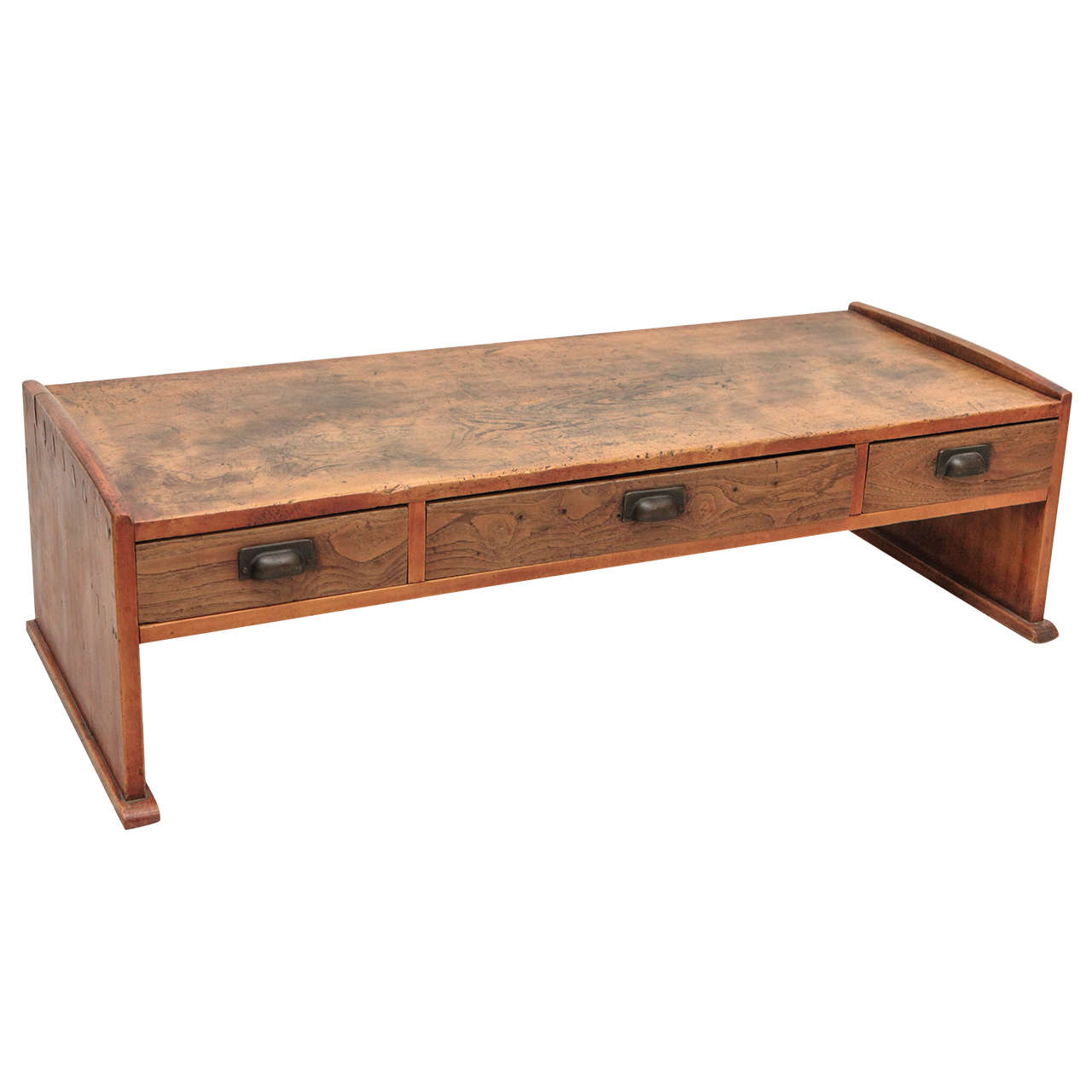 Three Drawer Low Japanese Writing Table at 1stDibs japanese writing