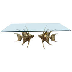 Rare Alain Chervet Fish Table 3