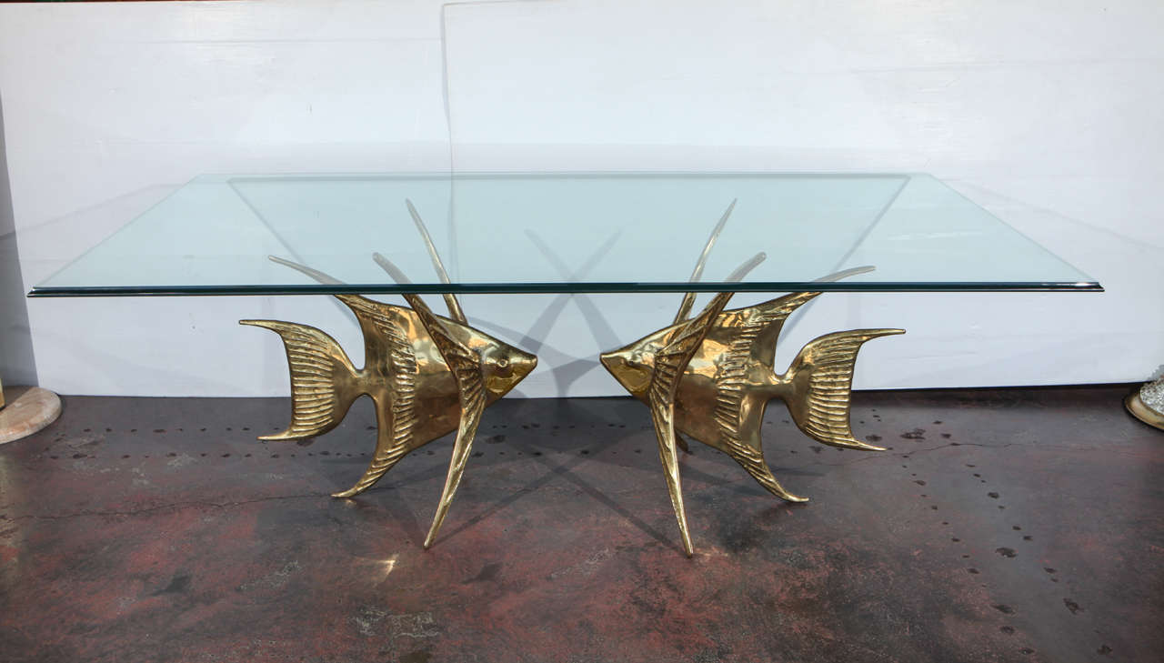 Rare Alain Chervet Fish Table at 1stDibs alain chervet designer, fish