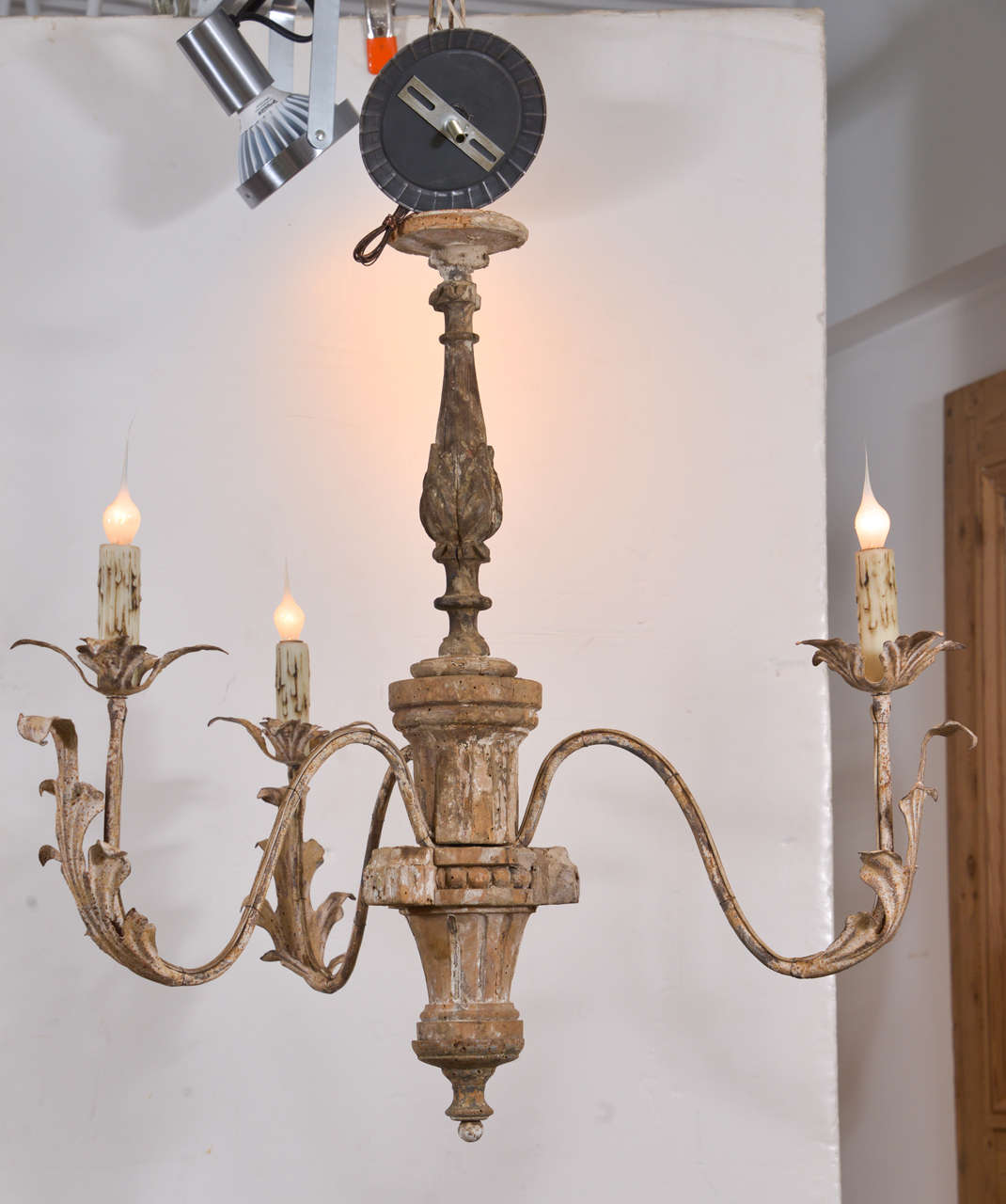 Italian 3 Arm Chandelier