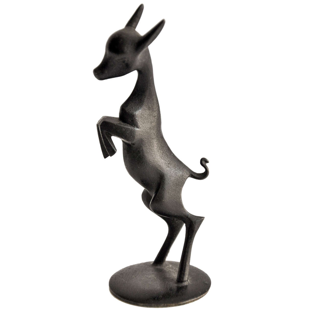 Art Deco Hagenauer Bronze Animal Sculpture For Sale