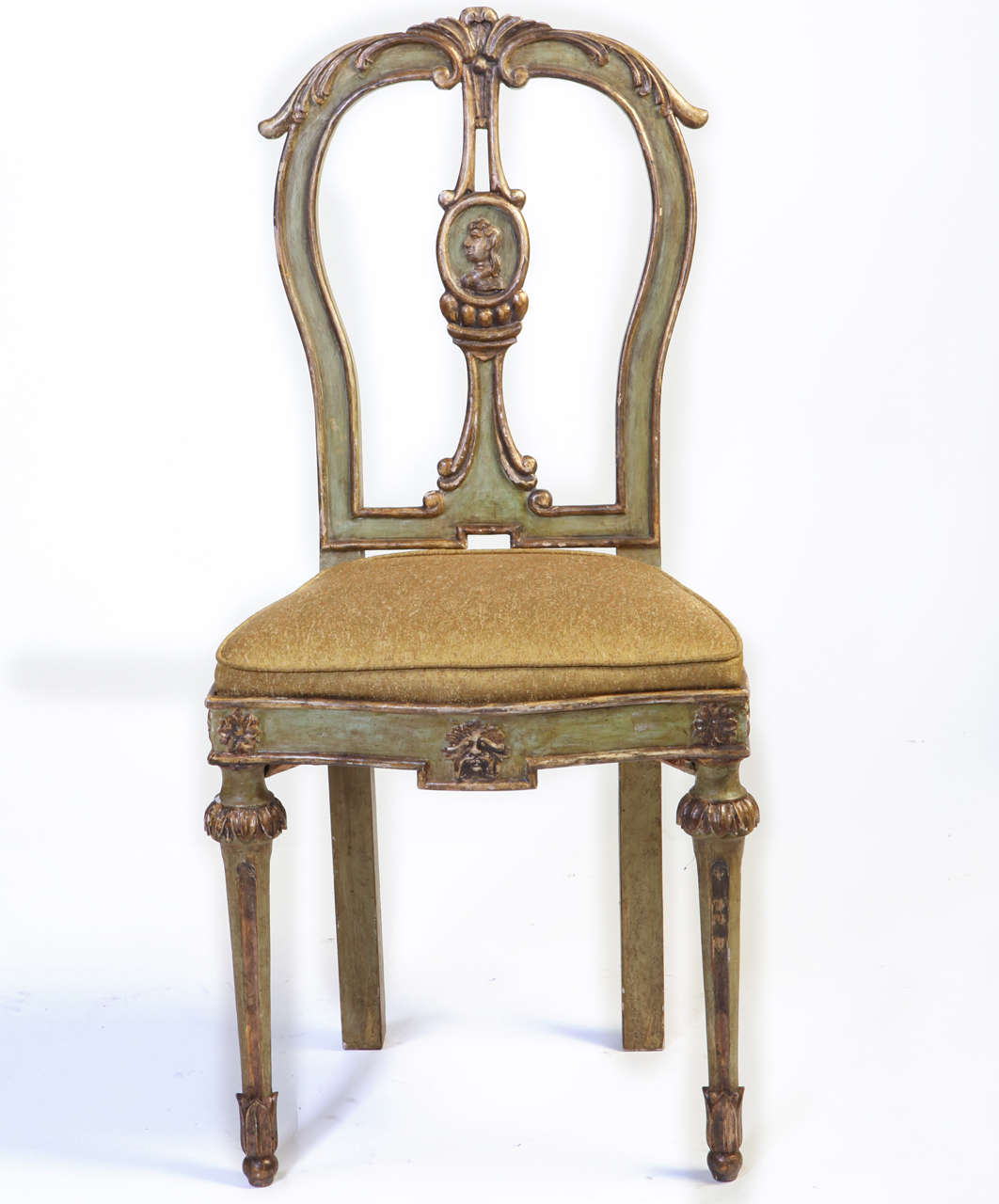 Fine Set of Eight Italian 18th Century Chairs 3