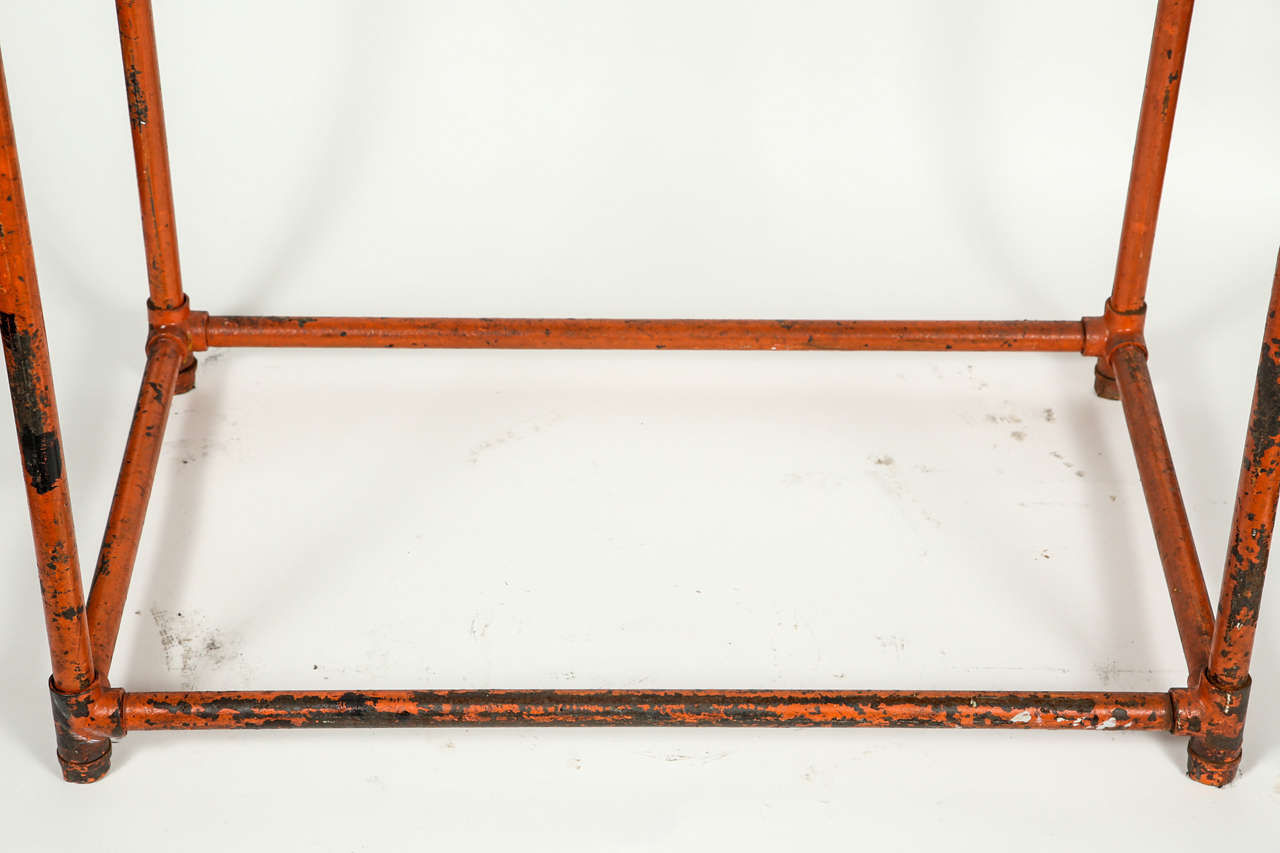 Mid-20th Century Antique Post Office Steel Bag Handling Rack