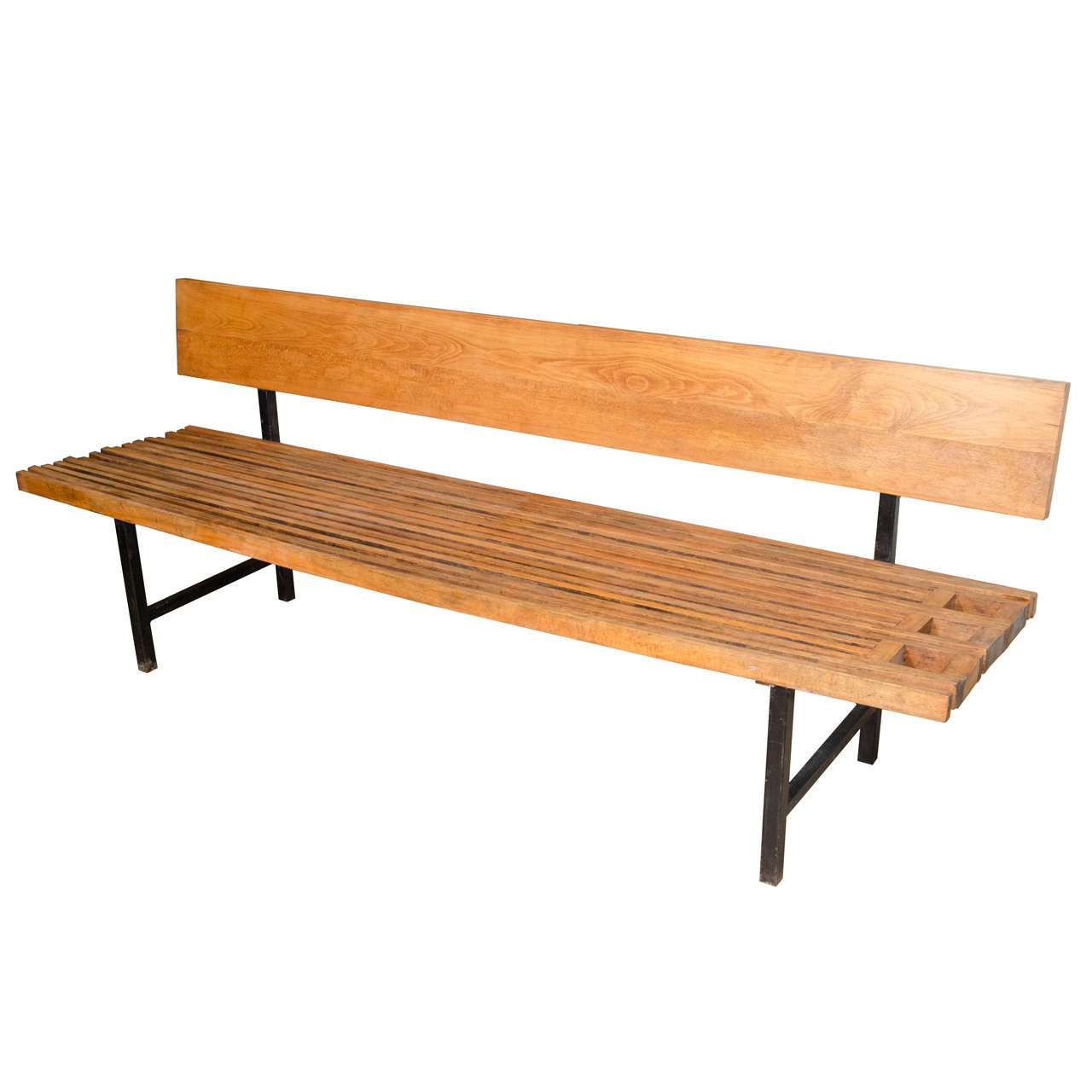 Large Vintage Cherry Bench