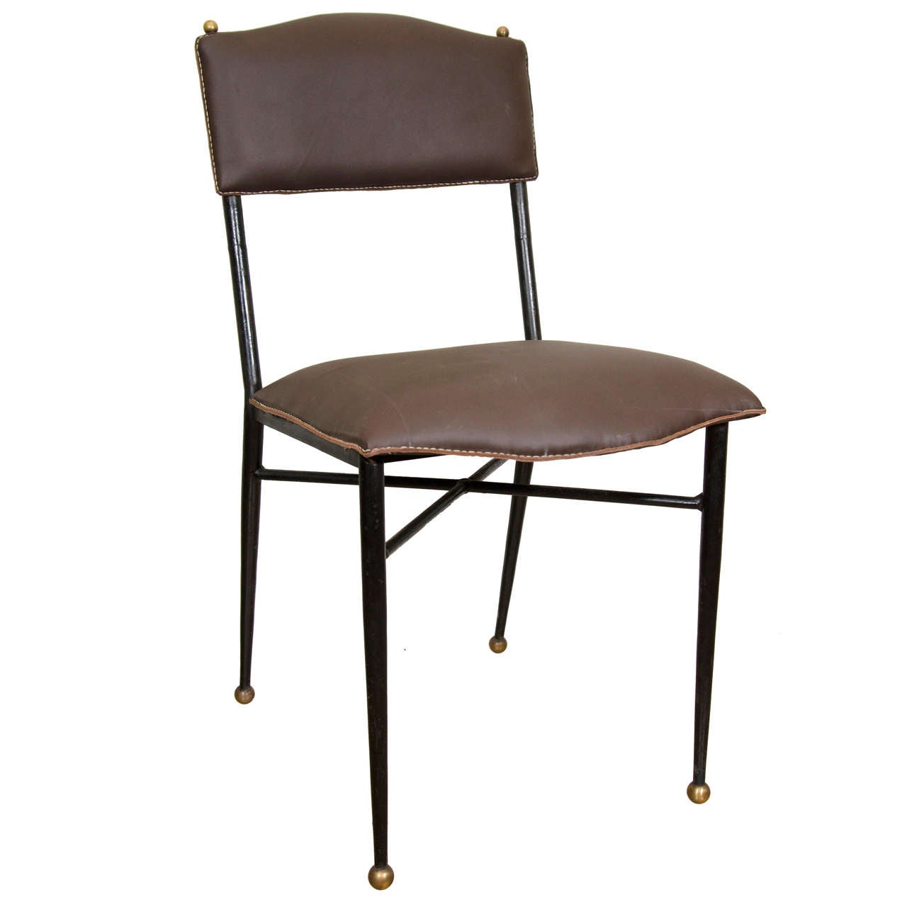 Jacques Adnet Side Chair