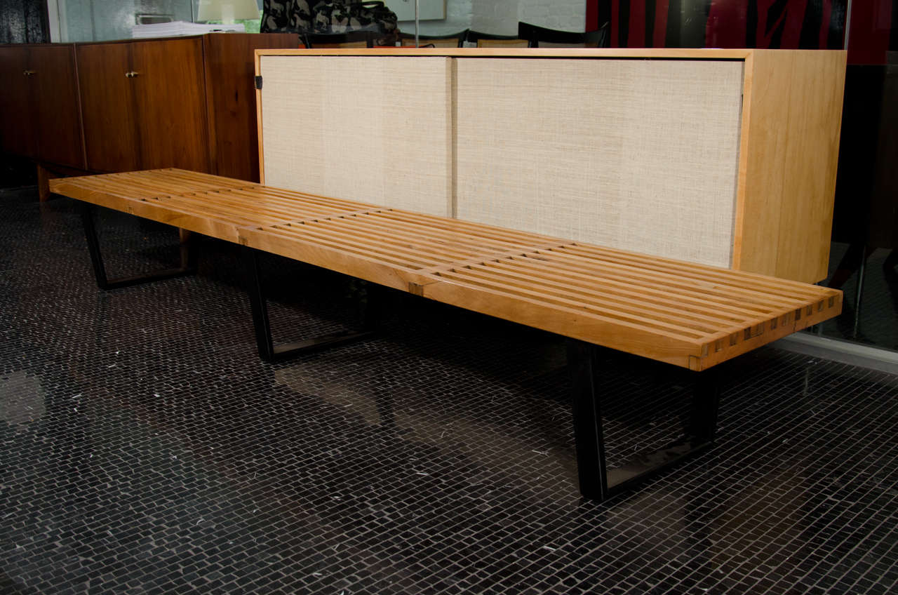 Early George Nelson bench for Herman Miller 1
