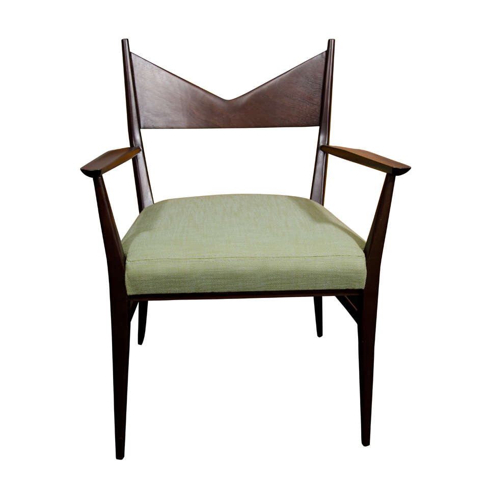 Paul McCobb single dining/desk chair with arms at 1stDibs