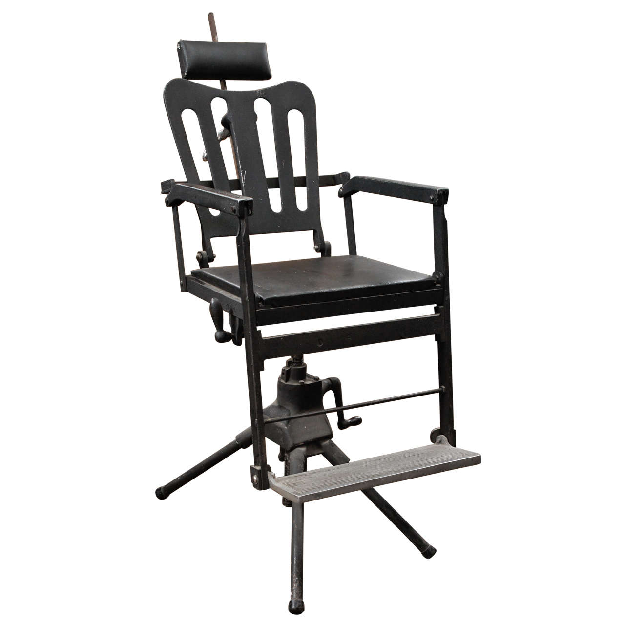 Cast Iron 19th Century Portable Dentists Chair