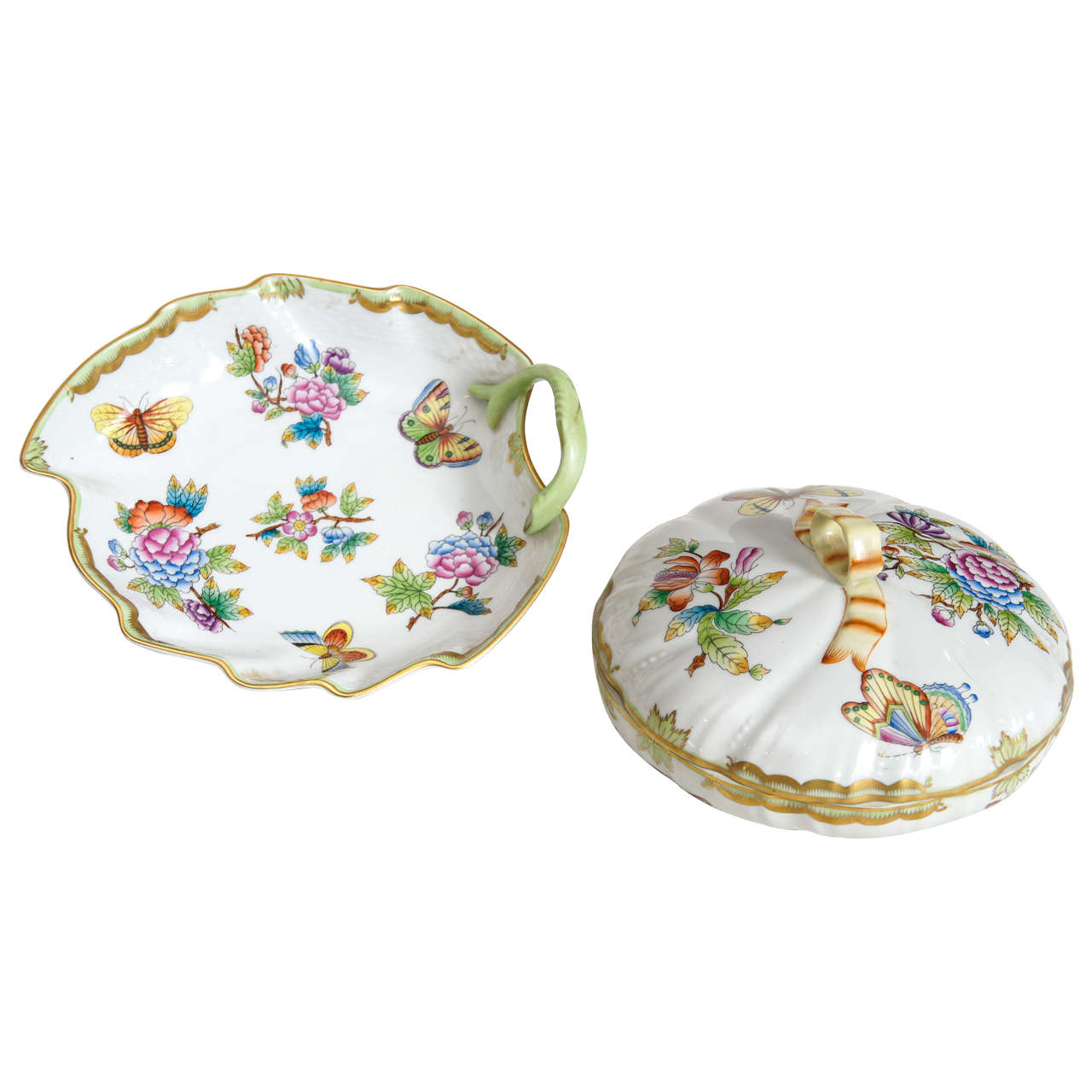 Herend Candy Dishes at 1stDibs english bone china cachepots
