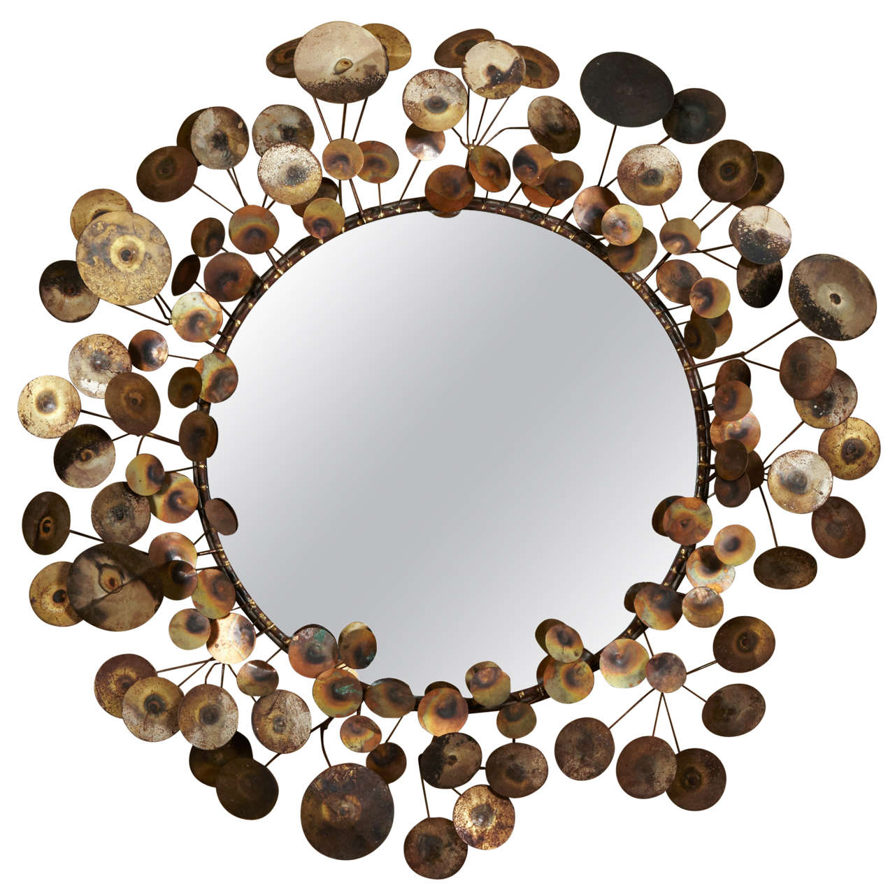 Round Mirror from the serie "Raindrops" by Curtis Jere ca.1968