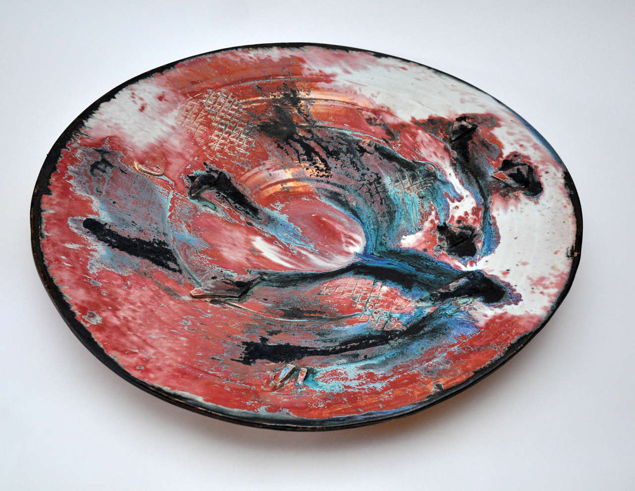 Large Ceramic Art Disc