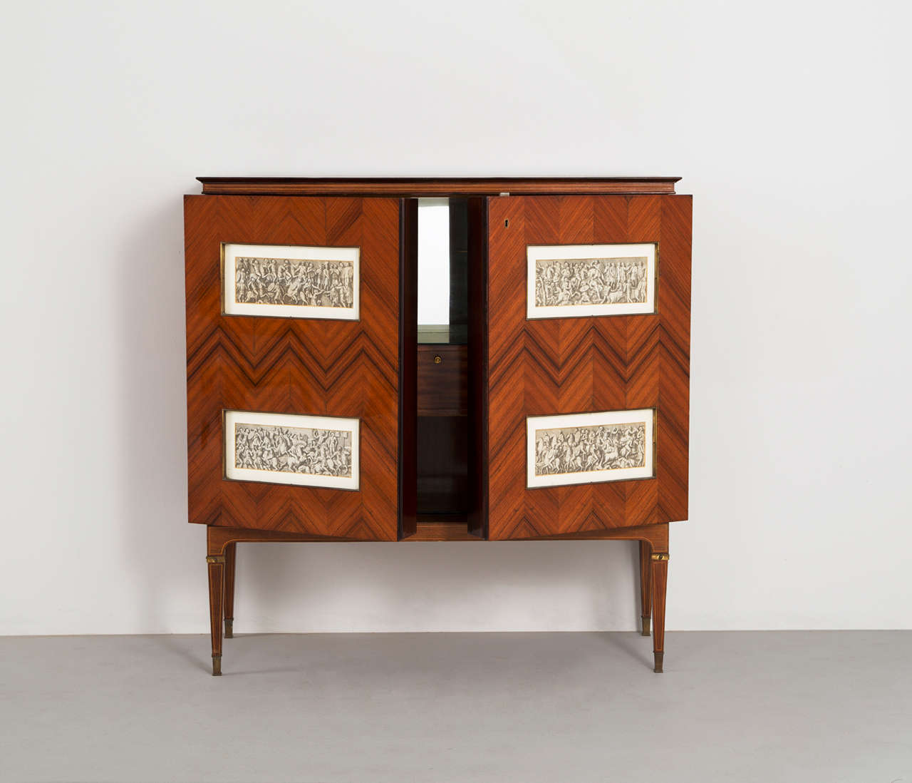 Paulo Buffa Large Liquor Cabinet For Sale at 1stdibs