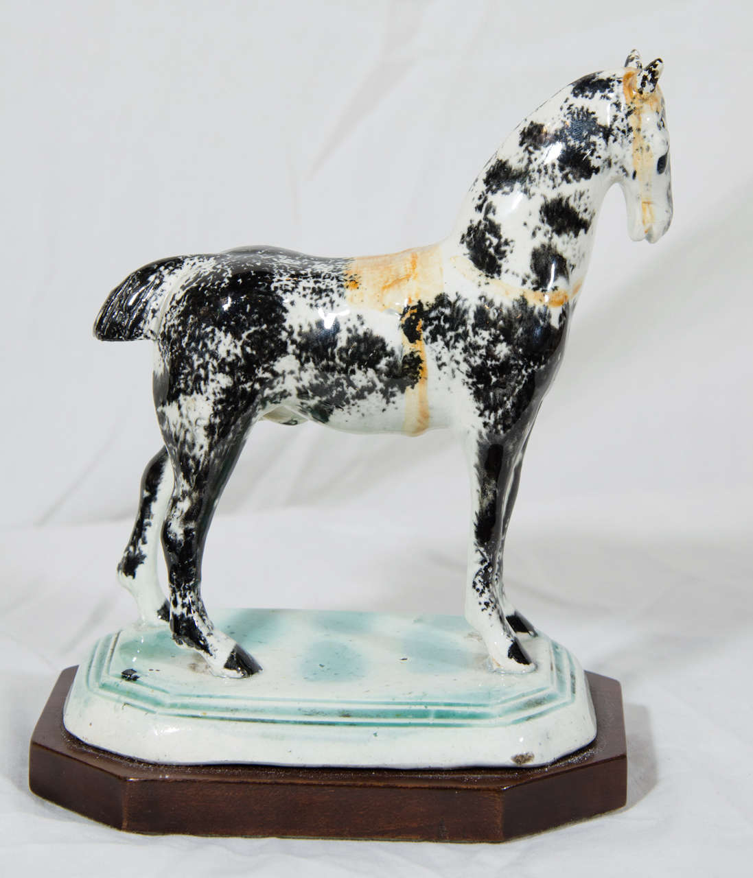 English A Rare Pearlware Horse